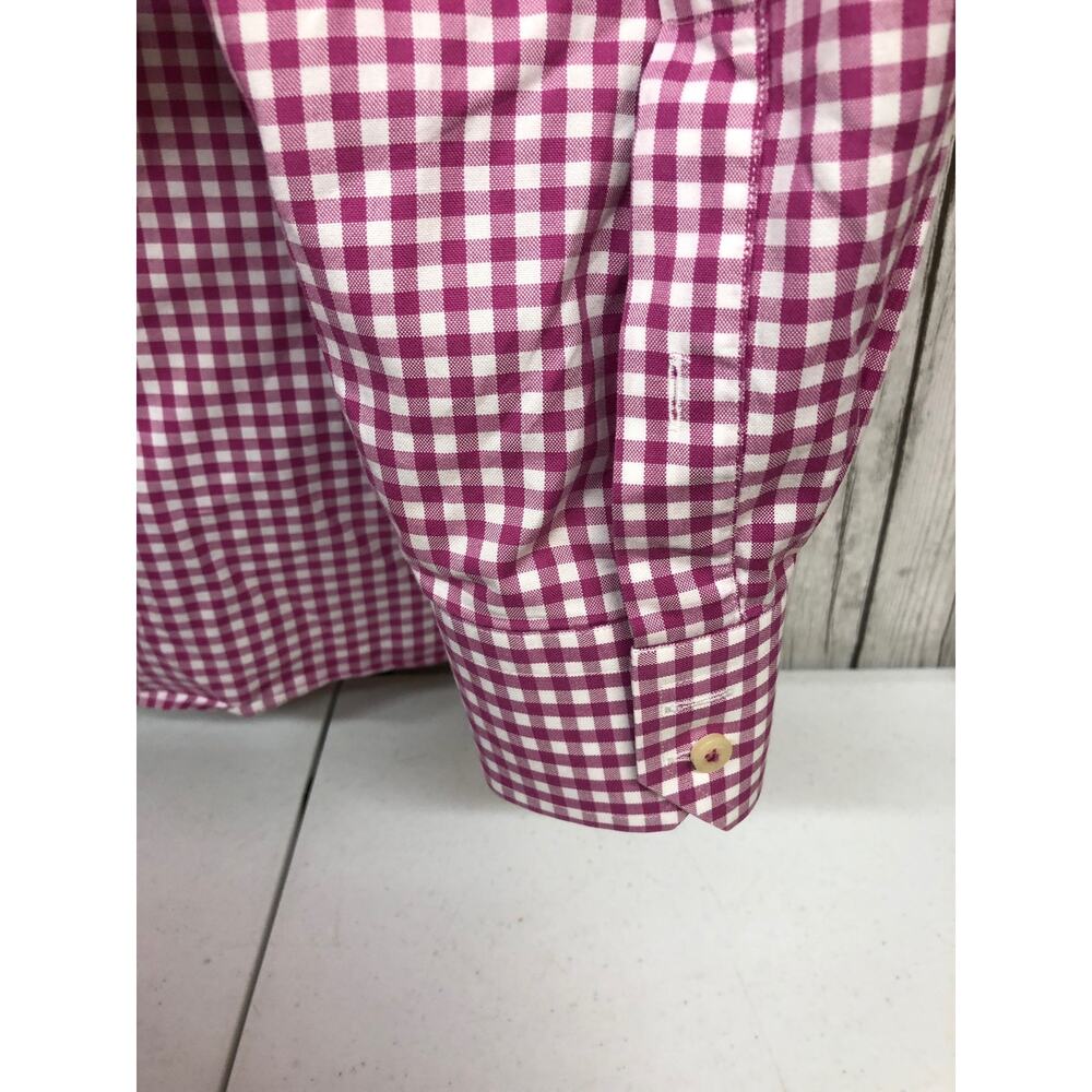 Peter Millar Pink & White Long Sleeve Button Down Shirt Men's size xl - Picture 4 of 4